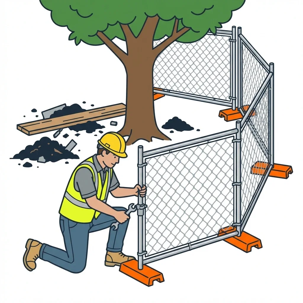 Infographic detailing common tree protection violations and prevention in Granada Hills, CA